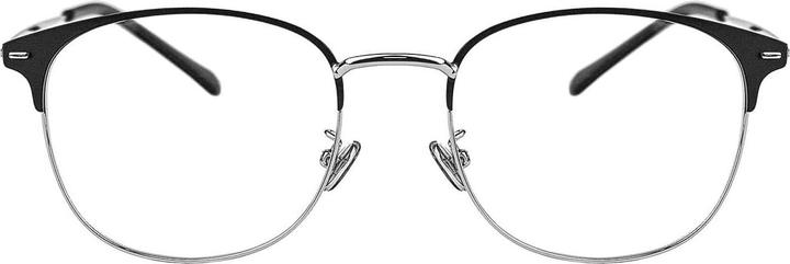 Produktbild JTI Anti-Blaulicht-Brille, Clubmaster - Schwarz / Silber