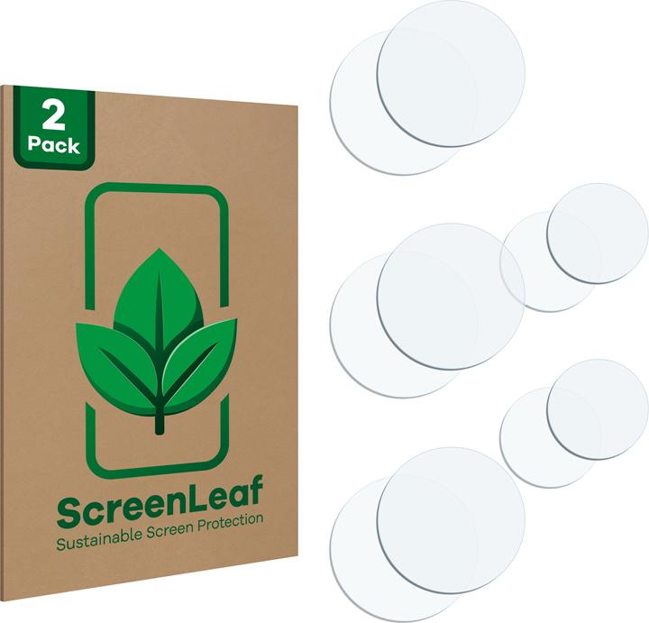 Actual product image ScreenLeaf Protective film sustainable screen protector screen protector film clear transparent (2 Piece, Samsung Galaxy S23 Ultra)