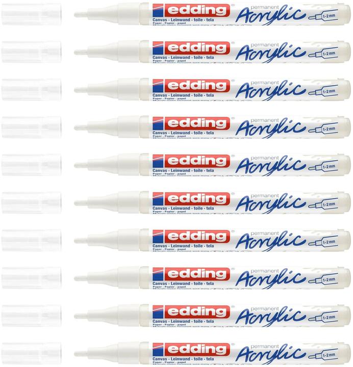 Produktbild Edding Acrylmarker 5300 Fein (White, 2 mm, 1 x)