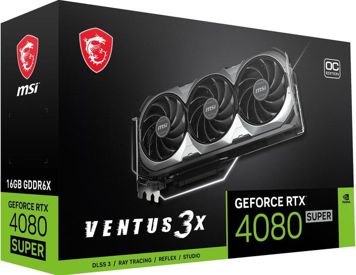 Immagine prodotto MSI GeForce RTX 4080 SUPER VENTUS 3X OC (16 GB)
