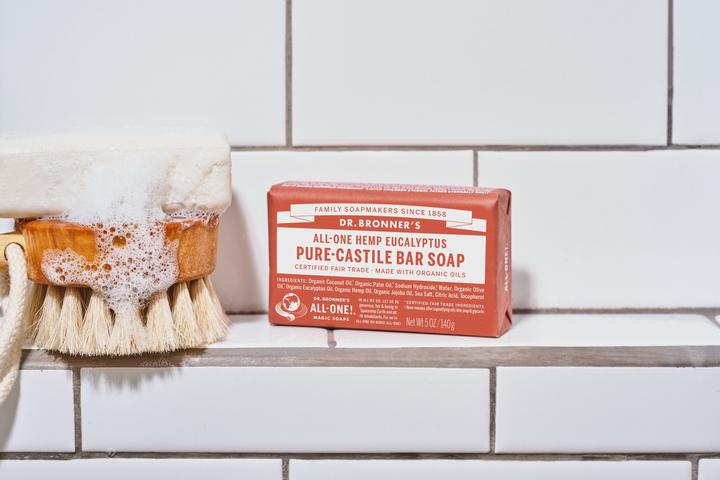 Image du produit Dr. Bronner's Savon tout-en-un naturel Eucalyptus 140g