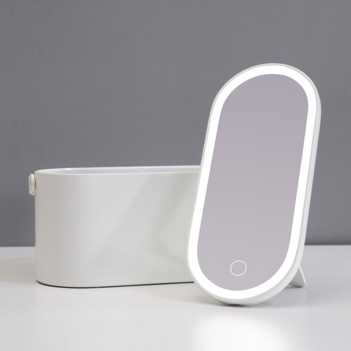 Produktbild Ailoria Kosmetikspiegel Magnifique mit Beautycase, Weiss (16 x 14 x 25 cm)