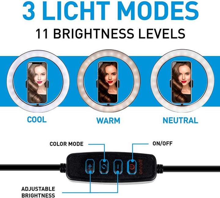 Immagine prodotto Grundig Anello luminoso per selfie 120 LED, 25 cm