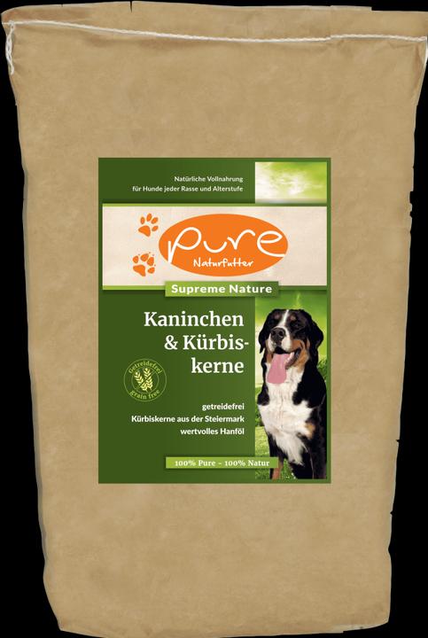 Immagine prodotto Pure Naturfutter PURE Rabbit & Pumpkin Seeds - monoproteico e senza cereali (Adulto, 1 pz., 4000 g)