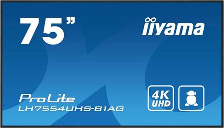 iiyama ProLite LH7554UHS-B1AG (3840 x 2160 Pixels, 75")