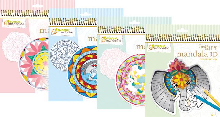 Image du produit Avenue Mandarine Graffy Pop, Mandala Garçons