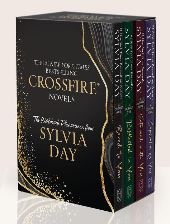 Image du produit Sylvia Day Crossfire Series 4-Volume Boxed Set : Bared to You/Reflected in You/Entwined with You (Anglais, Sylvia Day, 2015)