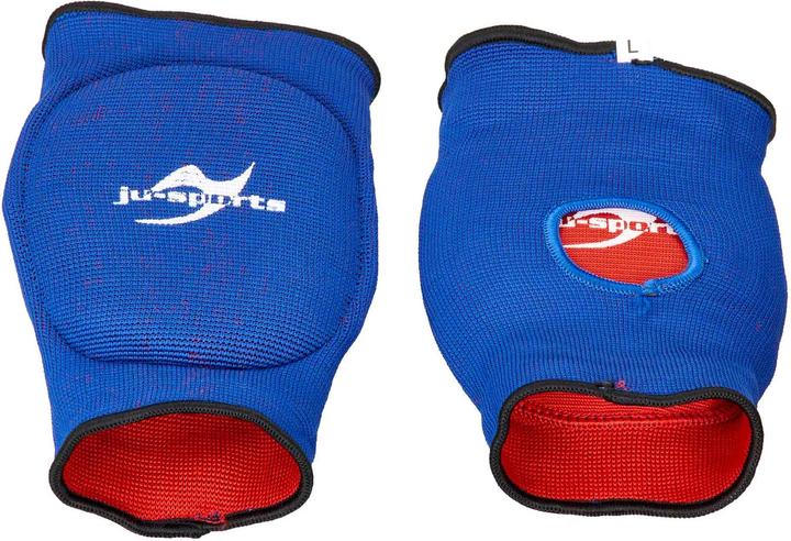 Produktbild Ju-Sports Wende-Knieschoner rot/blau Stoff (M, Knieschoner, Paar)
