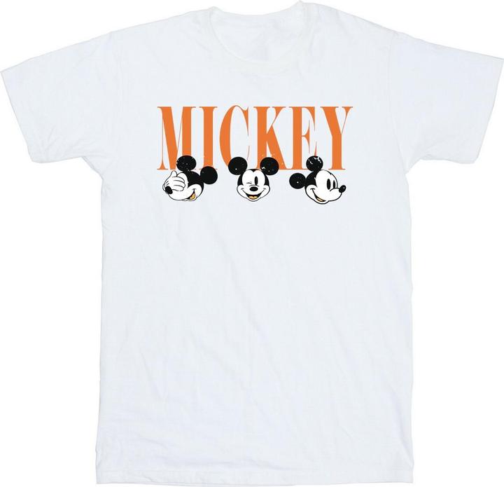 Actual product image Disney Boys Mickey Mouse Faces T-Shirt (116)