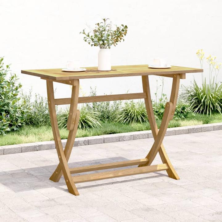 Actual product image VidaXL Folding acacia garden table (55 cm)