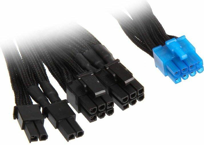 Productafbeelding Silverstone 6+2 PCIe kabel (2x) voor modulaire voedingen