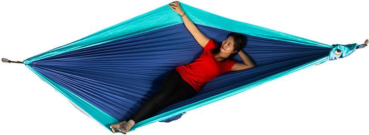 Actual product image Ticket To The Moon Hammock Original Royal Blue/Turquoise (200 kg)