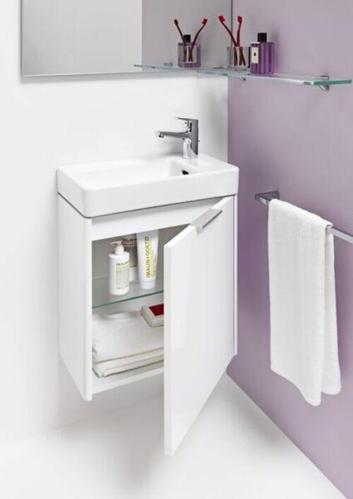 Actual product image Laufen Hand-rinse basin Pro S compact 48 x 28 cm white H8159540001041 (280 mm, 480 mm)