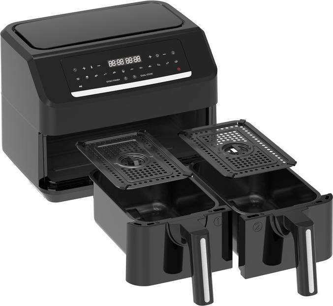 Immagine prodotto Emerio Friggitrice ad aria calda, Smart Fryer, 3.6+3.6L, Cool touch