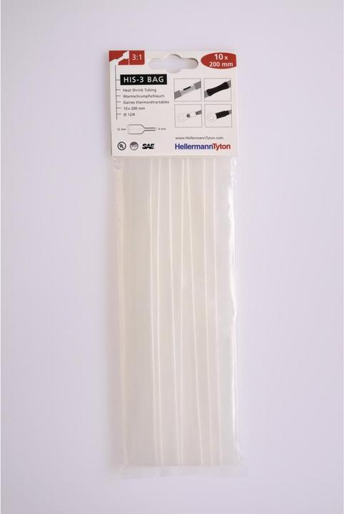 Produktbild HellermannTyton Schrumpfschlauchsortiment Tran (10 x)