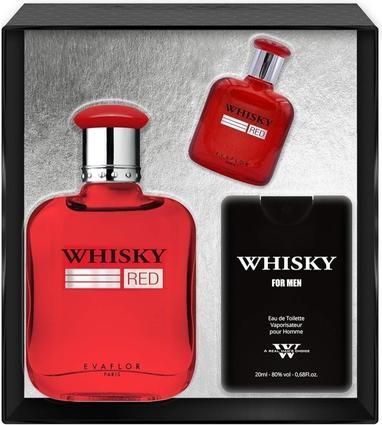 NoName Whisky Red Eau De Toilette Set - 100ml, 10ml, 20ml (Eau de Toilette, 100 ml)