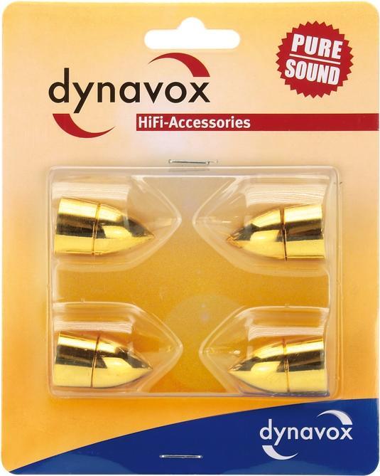 Produktbild Dynavox SubWatt Geräte und Boxenfüsse 4er Set Messing (Audio Switch)