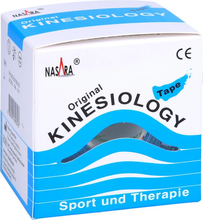 Produktbild Nasara Kinesiologie Tape 5 cm x 5 m blau, 1 St. Pflaster (5 m)
