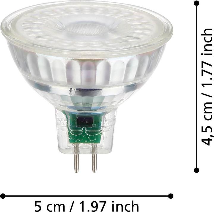 Produktbild EGLO Leuchmittel LED GU5.3. (GU5.3, 3 W, 350 lm, 48 x, D)