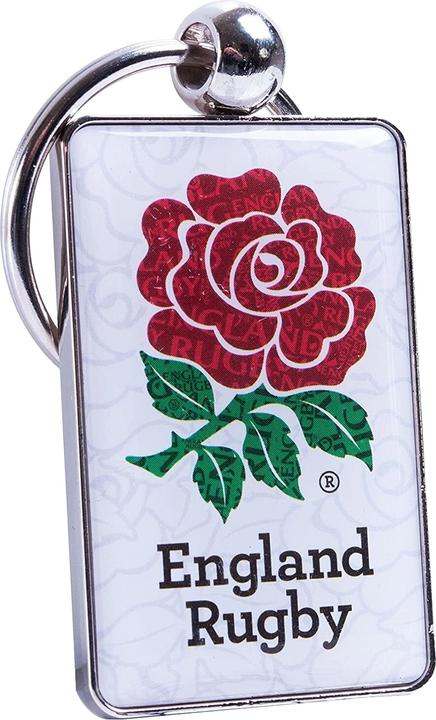 Actual product image England Rugby Rose key ring
