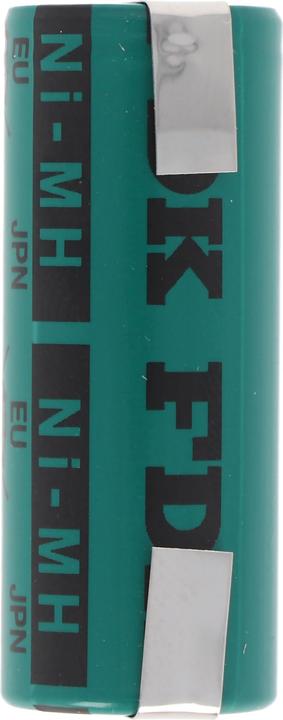 Actual product image FDK Battery HR-4/5AU 4/5A, with soldering lug in U-shape (4/5 A, 2150 mAh)