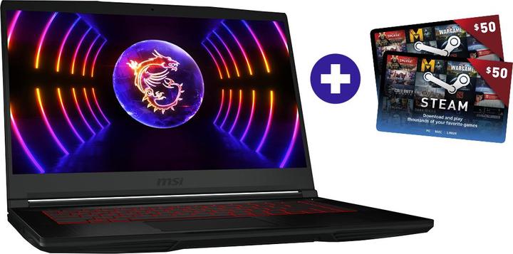 Image du produit MSI Thin GF63 (15.60", Intel Core i5-12450H, 16 Go, 512 Go, DE)