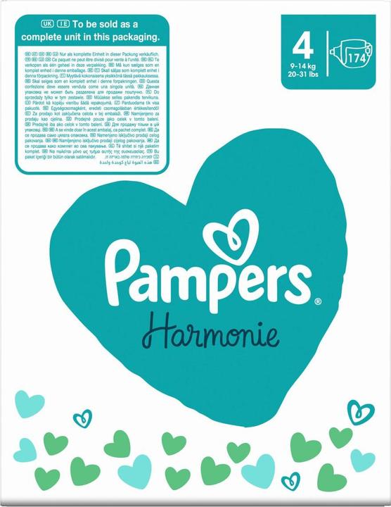 Produktbild Pampers Harmonie (Gr. 4, Monatsbox, 174 Stück)