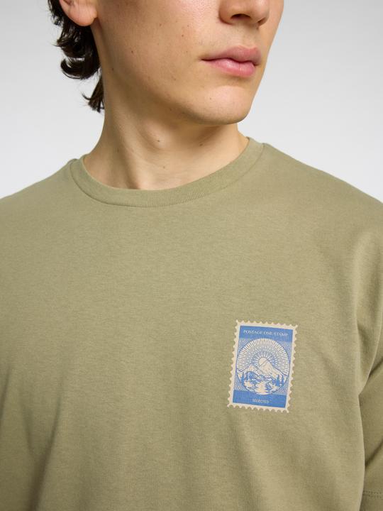 Actual product image Selected Homme Regular Fit Print T-Shirt (M)