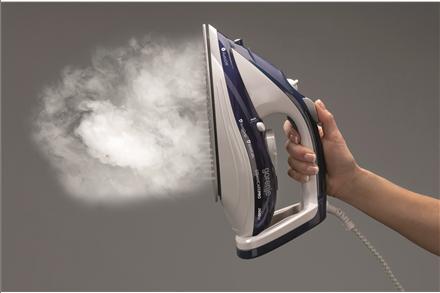 Actual product image Gorenje Steam Iron SIH2600BLC Steam Iron, 2600 W, Water tank capacity 350 ml, Continuous steam 30 g/min, Blu (2600 W, 95 g/min)