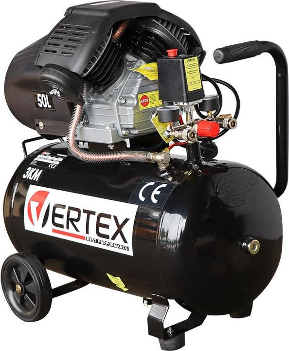 Actual product image No Name Kompresor Olejowy 50l Dwutłokowy Vertex Vhc50v (50 l)