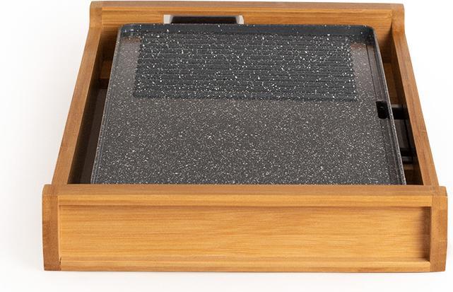 Produktbild Create STONE FLAT BAMBOO - 1800W Elektro-Grillplatte