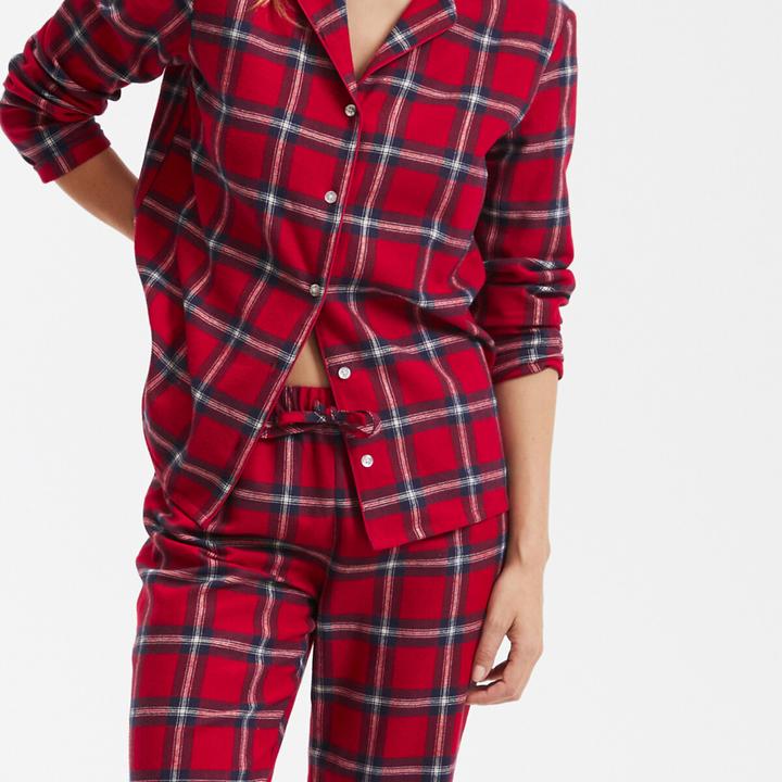Produktbild La Redoute Collections Pyjama aus kariertem Flanell (46)