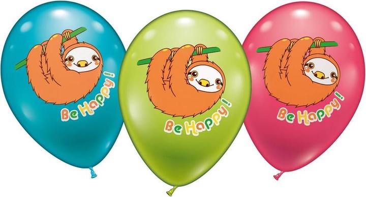 Image du produit Karaloon 6 ballons paresseux "be Happy" 28 - 30 cm (6 x)