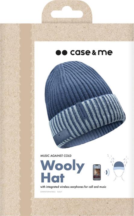 Actual product image Caseme Winter hat with integrated wireless headphones