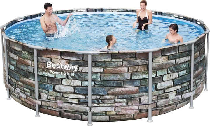 Produktbild Diverse Hardware Bestway Power Steel Swimming Pool 427x122 cm (427 x 122 cm)