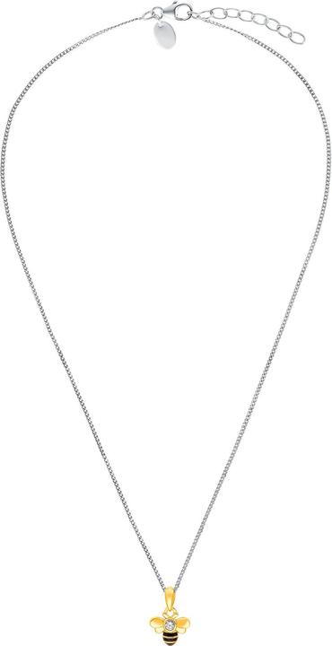 Image du produit Prinzessin Lillifee Collier pour fille, argent 925 sterling, zirconium (synth.) | abeille (Argent 925, 35 cm)