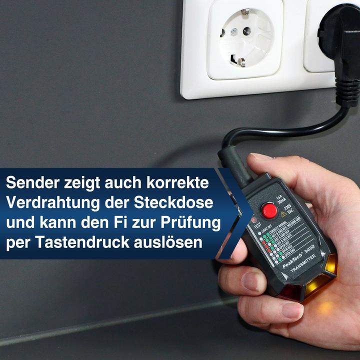 Image du produit Peaktech P 3432 Détecteur de ligne / circuit électrique