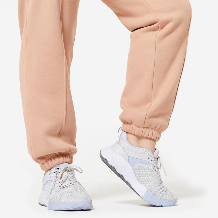 Produktbild Domyos Jogginghose Damen Baumwolle - beige (W35)