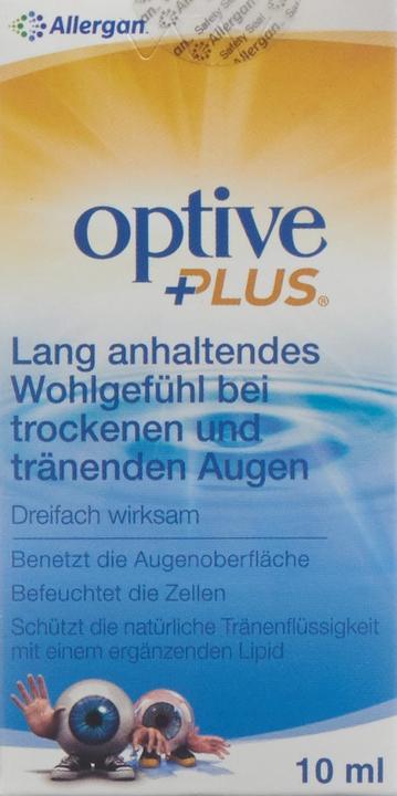 Produktbild Optive Plus Augen-Pflegetropfen Fl (10 ml, 10 ml Augentropfen)