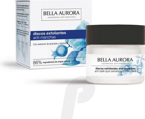 Actual product image Bella Aurora LIMPIEZA FACIAL discos exfoliantes anti-manchas 30 u (Cleaning cloths)