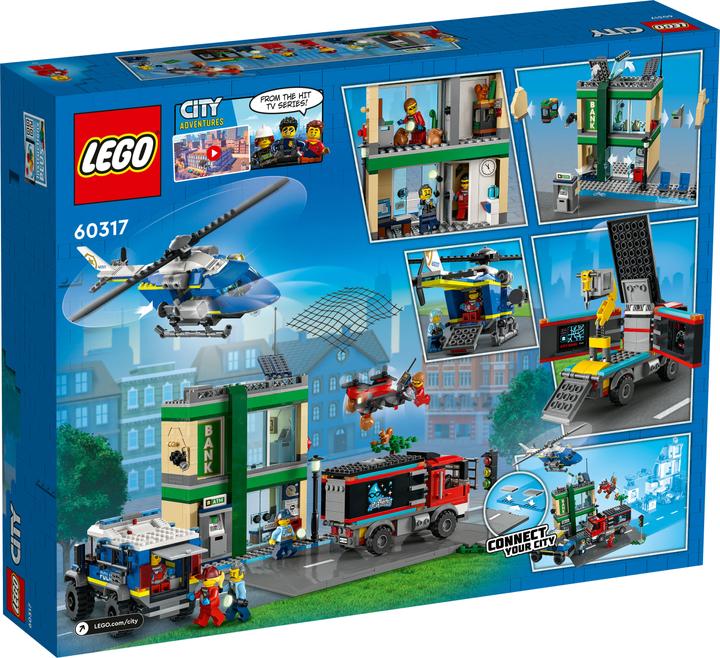 Actual product image LEGO Bank robbery with car chase (60317, LEGO City)