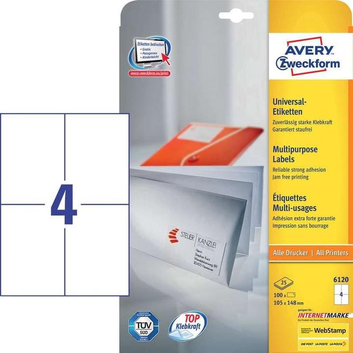 Produktbild Avery Universal-Etiketten