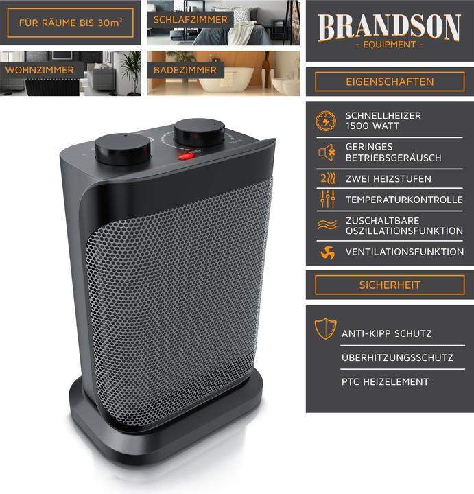 Image du produit Brandson Aérotherme (1500 W)