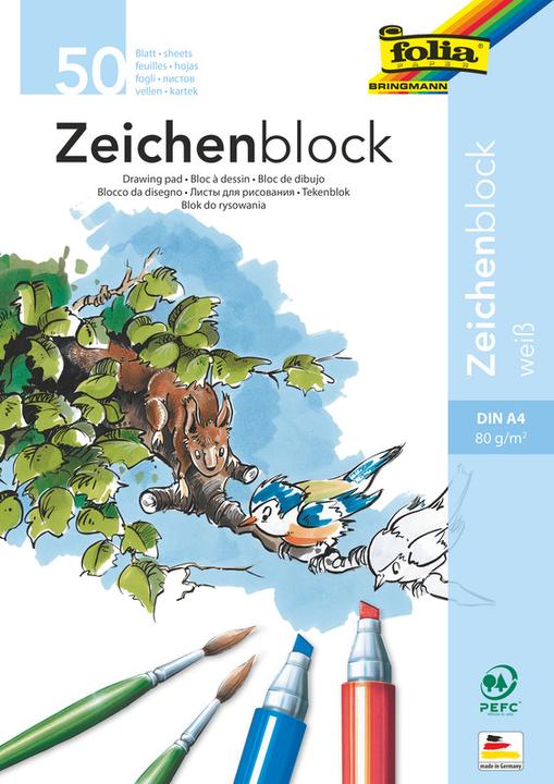 Immagine prodotto Folia Mahlblock (A4, Nessuna, Copertina morbida)