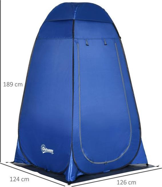 Immagine prodotto Swisshandel24 Tenda pop up Tenda da doccia Tenda da toilette da campeggio con borsa da trasporto Toilette mobile (Tenda gonfiabile)