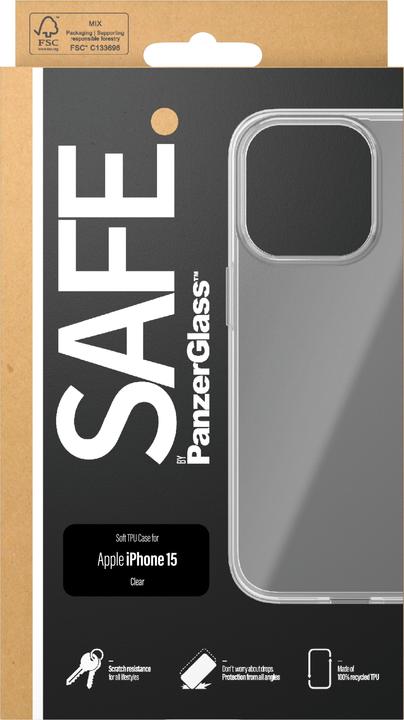 Produktbild PanzerGlass SAFE. TPU Case iPhone 2023 6.1 (Apple iPhone 15)