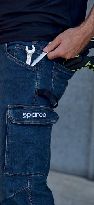 Actual product image Sparco Workwear Work trousers Jeans Denim (XL)