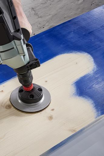Actual product image wolfcraft wolfcraft 5 adhesive sanding discs Aluminium oxide K180, ø125mm (180)
