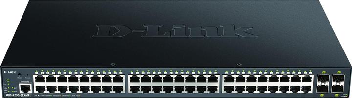 D-Link DGS-1250-52XMP Gigabit Switch PoE 52-Port Smart Managed PoE+ 4x 10G (52 Ports)