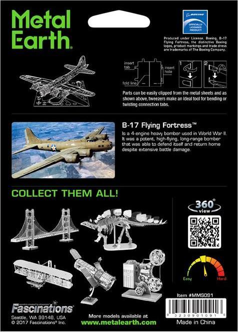 Produktbild Metal Earth B-17 Flying Fortress